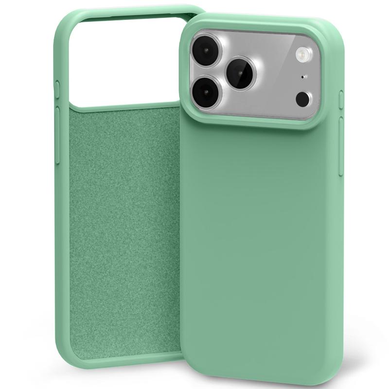 Zaļš silikona MERCURY vāciņš iPhone 17 Pro Max / 18 Pro Max modeļiem