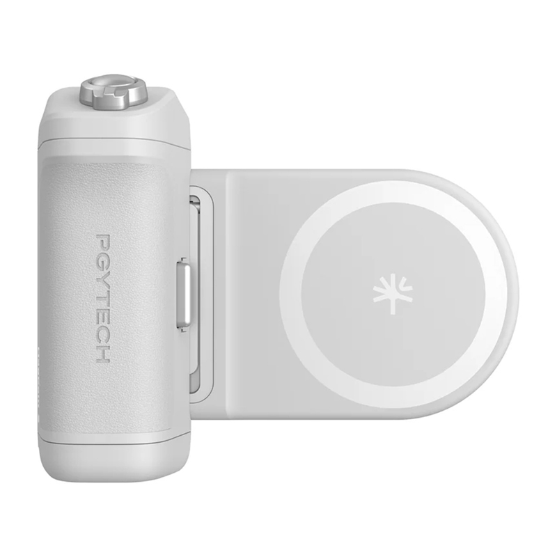 Pelēks kameras rokturis PGYTech MagCam 2 iPhone un Android ierīcēm