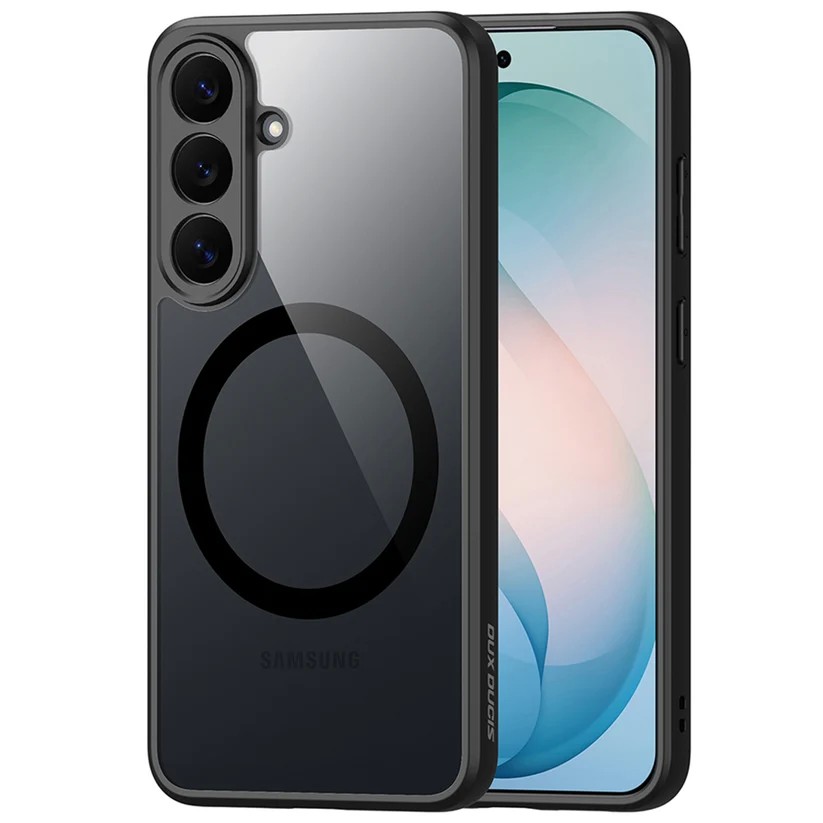 Ar MagSafe saderīgs DUX DUCIS AIMO MAG maciņš SAMSUNG S26 FE, melns
