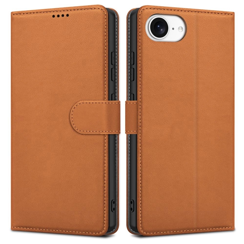 Fancy Wallet maciņa tipa vāciņš Samsung S741 S26 FE, brūns