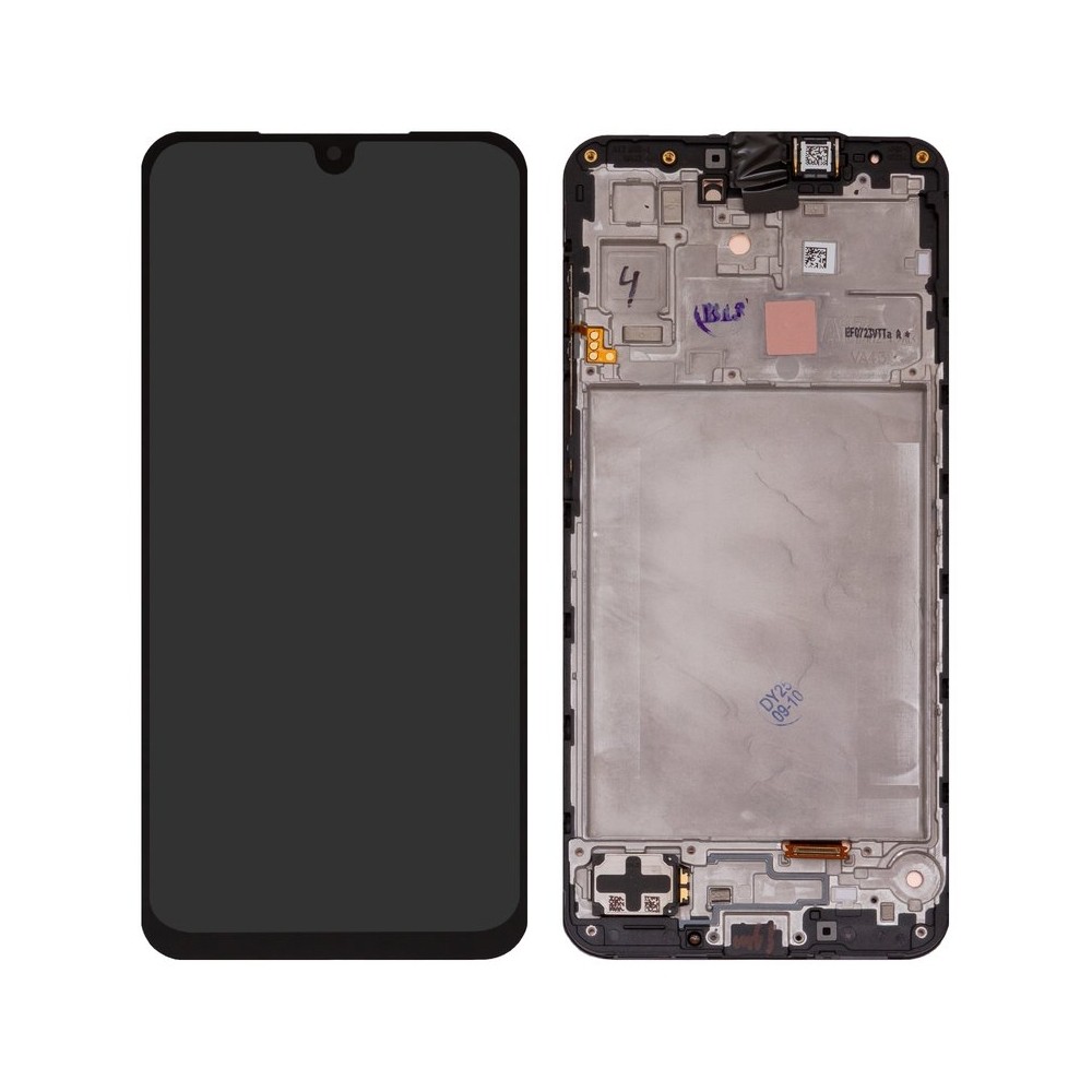 LCD skārienekrāns ar rāmi Samsung A175 A17 4G / A176 A17 5G, melns, ORG