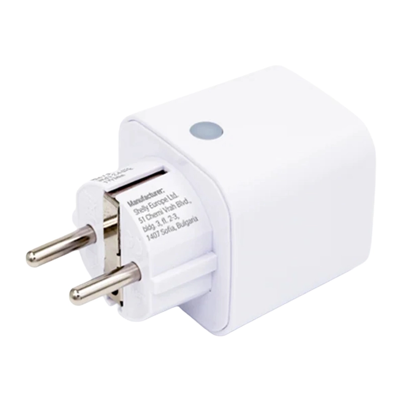 Shelly Plug M Gen3 – Wi-Fi viedā kontaktligzda ar enerģijas mērīšanu, balta (FG3800238073602)