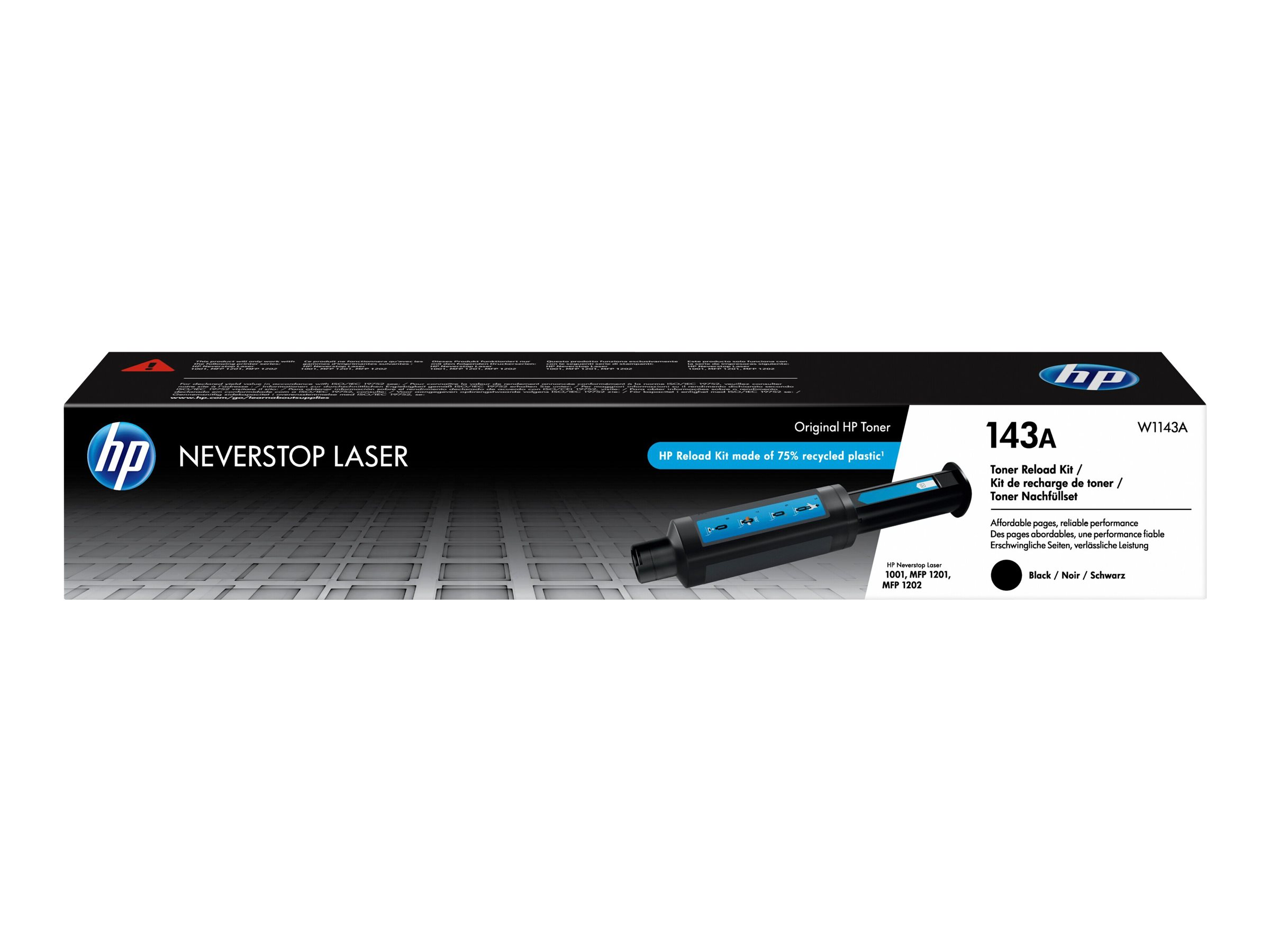 HP 143A Neverstop / LaserJet Tank tonera uzpildes komplekts (W1143A)