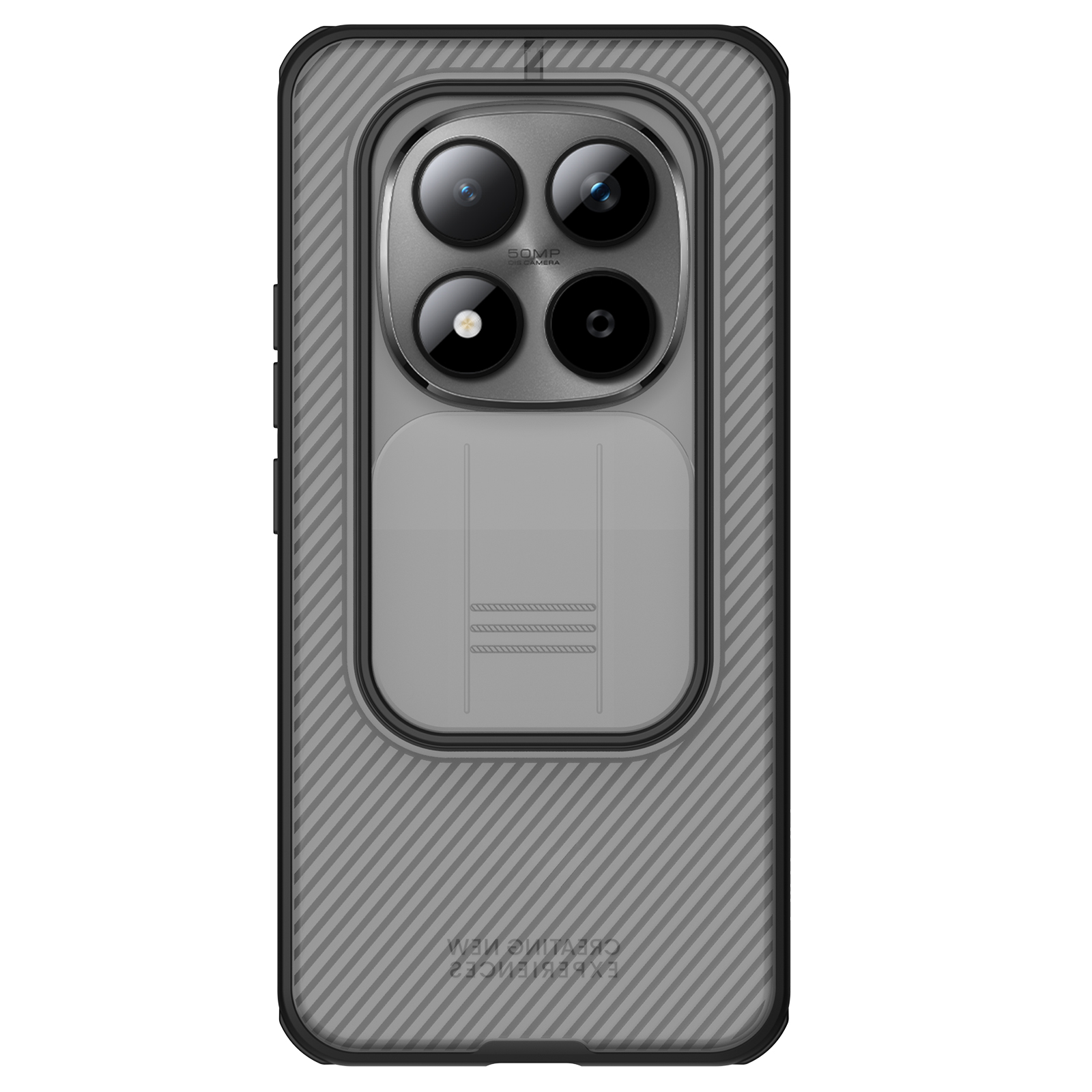 Nillkin CamShield Pro maciņš Xiaomi Redmi Note 15 Pro+ 5G/Poco M8 Pro 5G caurspīdīgs melns