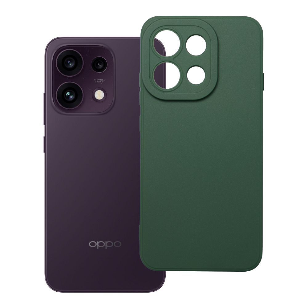 Tumši zaļš Matt 2.0 vāciņš modeļiem Oppo Reno 16 F 5G / 16 FS 5G