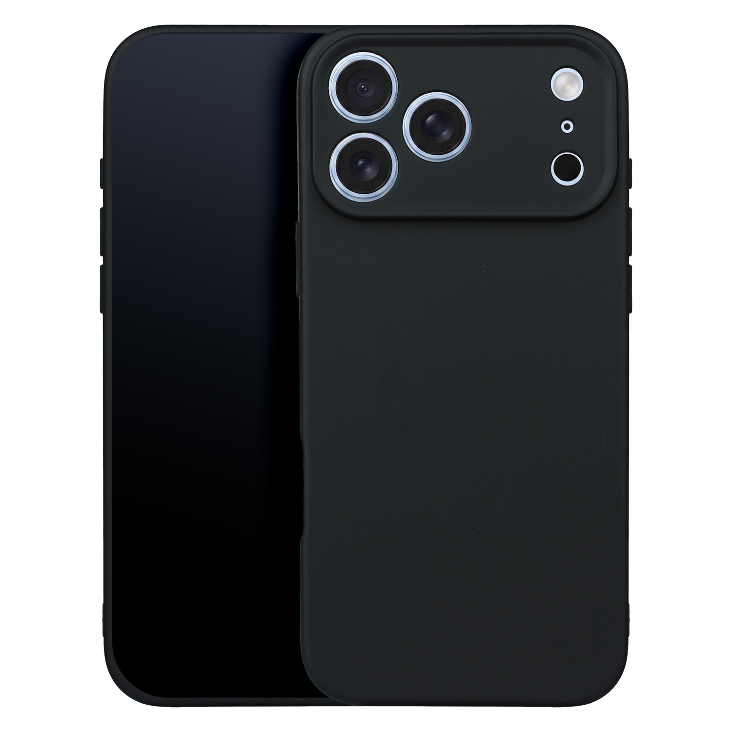 Melns TFO Silicon Box vāciņš – Apple iPhone 17 Pro un iPhone 18 Pro modeļiem