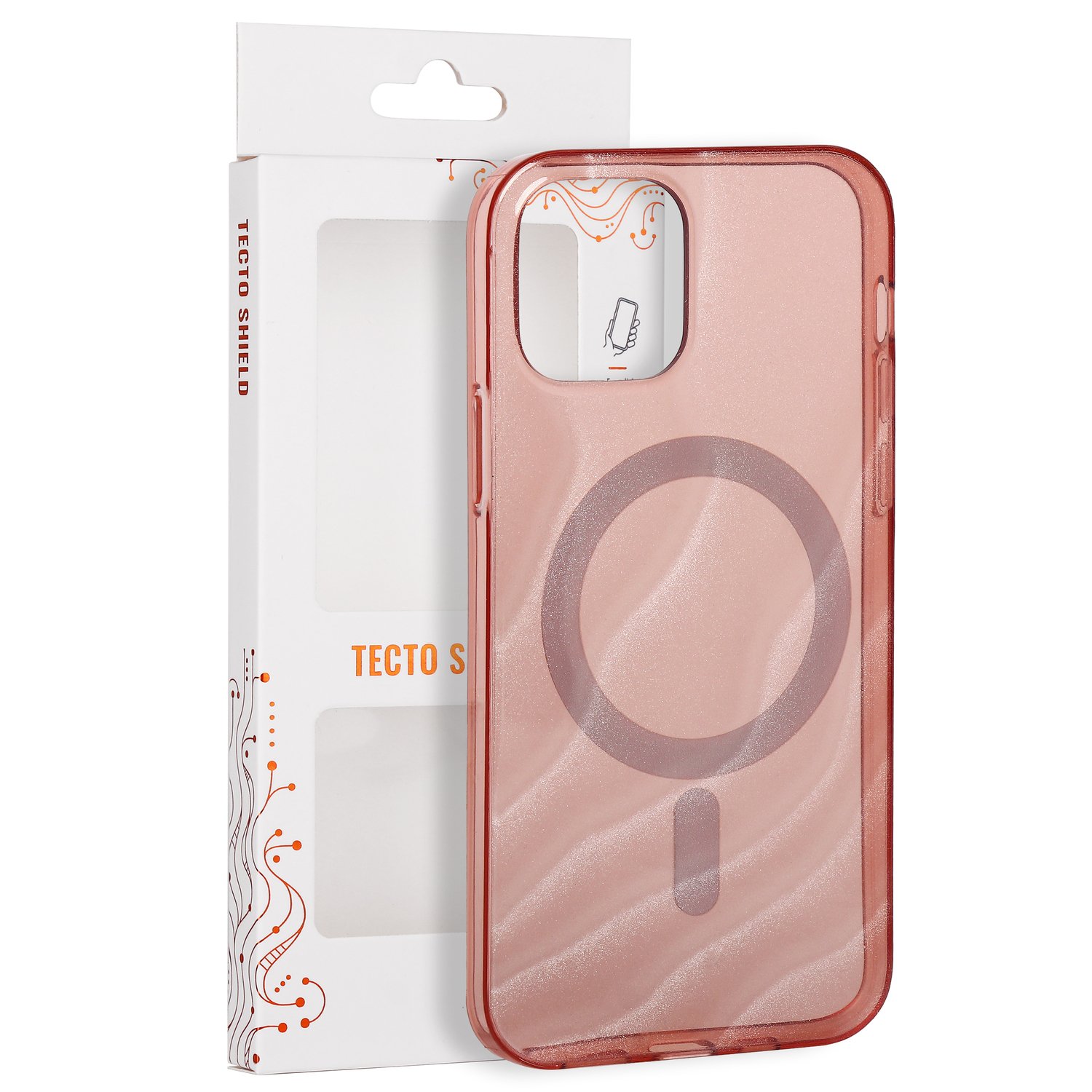 „Tecto Shield Desert Mag“ vāciņš modelim iPhone 12 / 12 Pro 6,1", terakotas krāsā