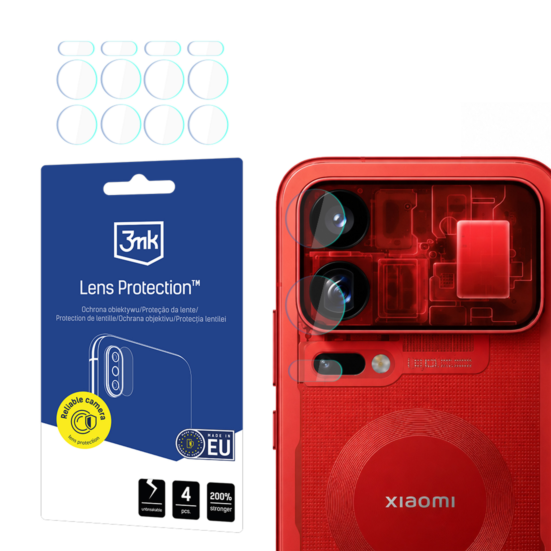 3mk Lens Protection kameras aizsargs modelim Xiaomi 18 Pro Max