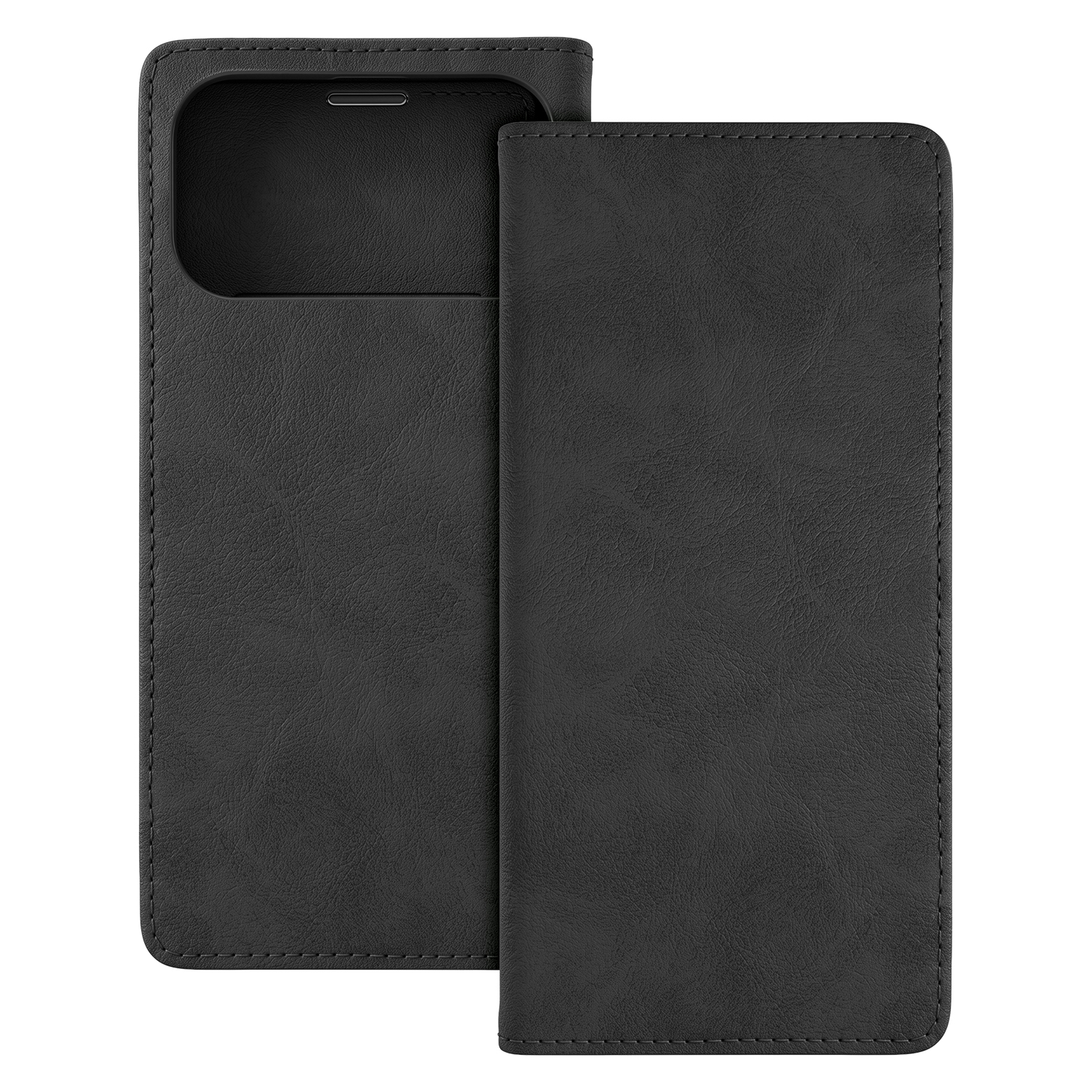 Melns TFO Smart Suede atlokāms vāciņš-maciņš – Apple iPhone 17 Pro Max un iPhone 18 Pro Max modeļiem