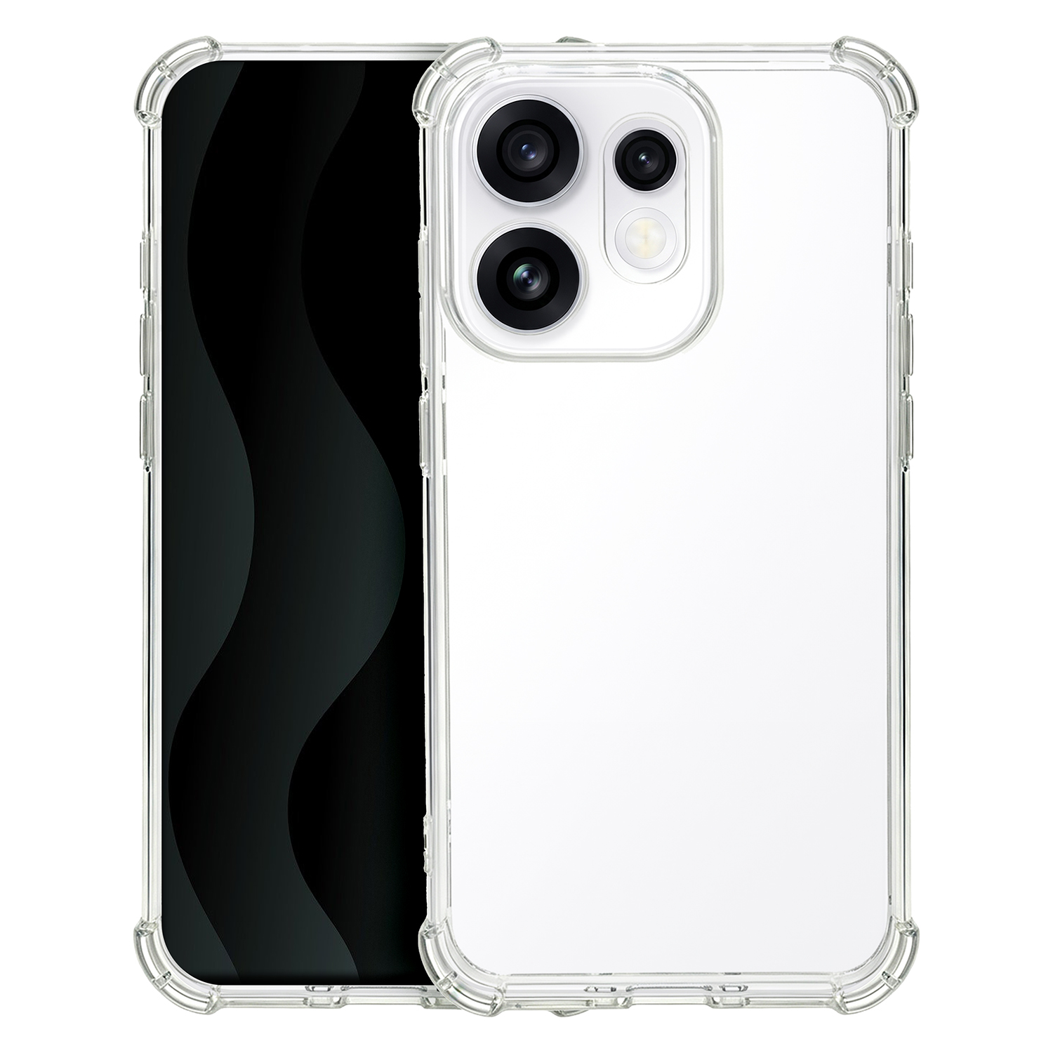 „Anti Shock 1,5 mm“ vāciņš modelim Oppo Reno 16 5G (Global), caurspīdīgs