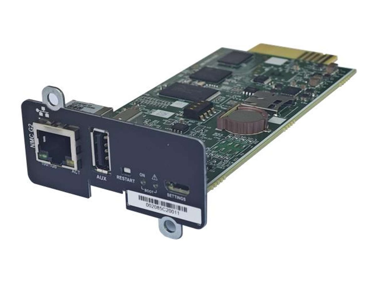PowerWalker 1 Gb/s SNMP module – UPS pārvaldības modulis RT/RTG/IOT PF1 6–10 kVA TGB/TGS sērijām (10131028)