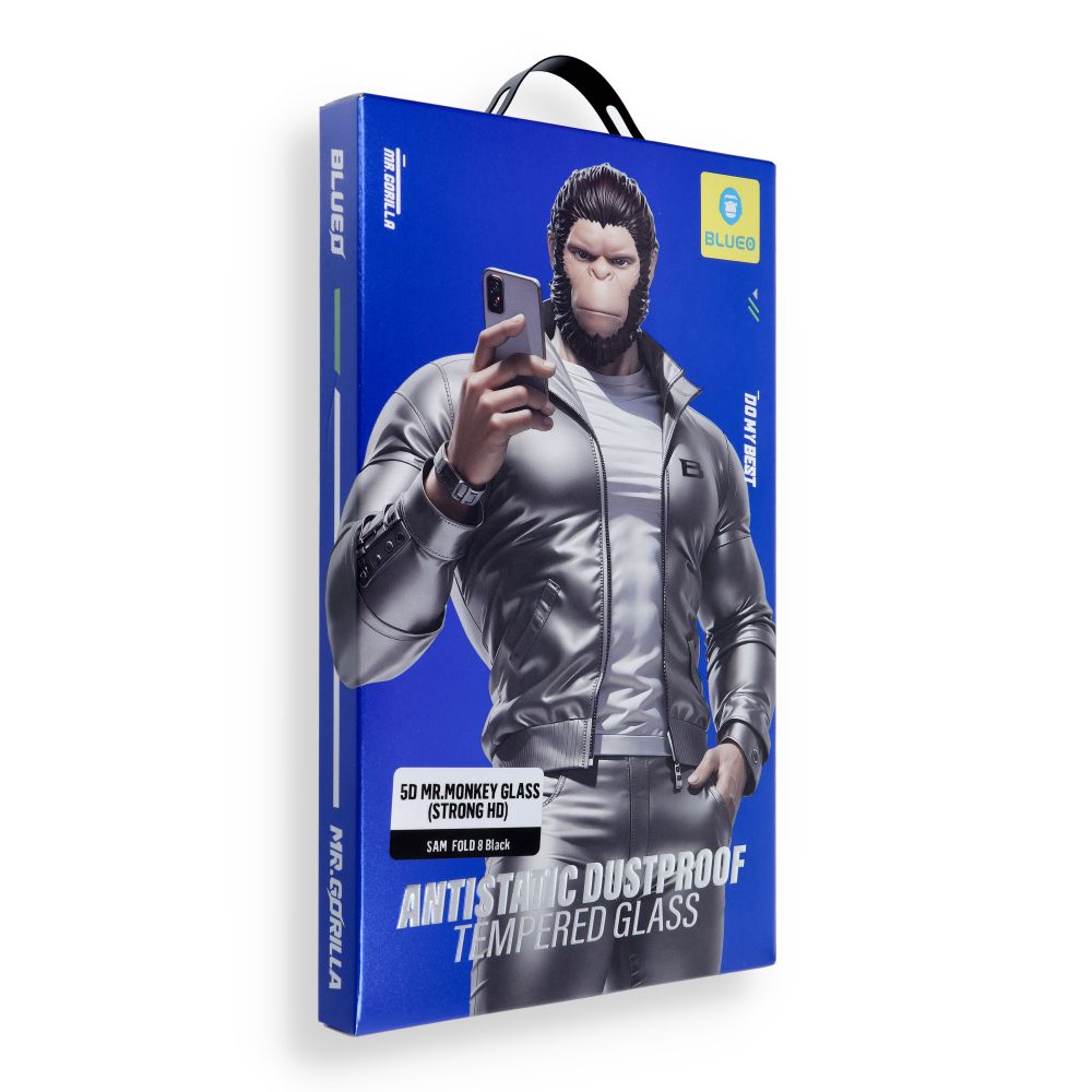 Bestsuit Melns 5D Mr. Monkey stikls
