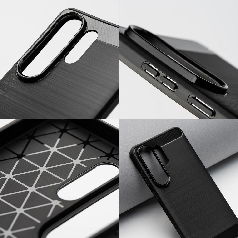 Melns Carbon 2.0 vāciņš modeļiem Oppo Reno 13F 4G / 13F 5G