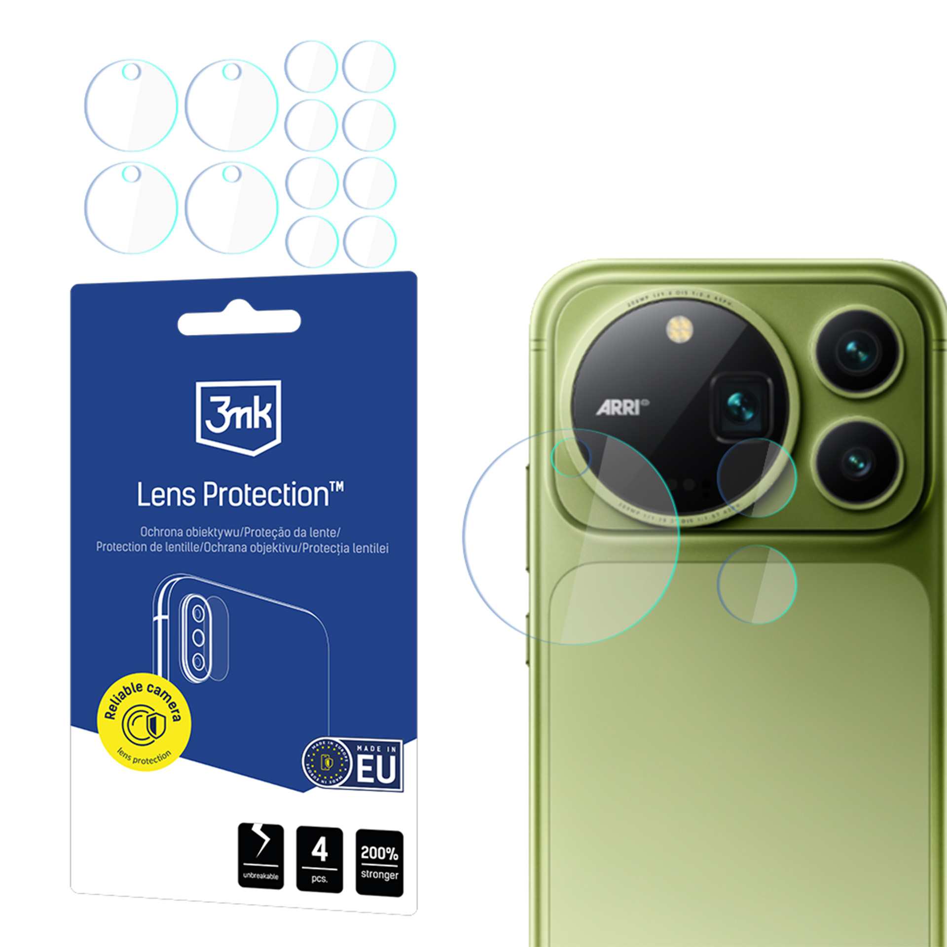 3mk Lens Protection kameras aizsargs modelim Honor Magic9 Pro Max