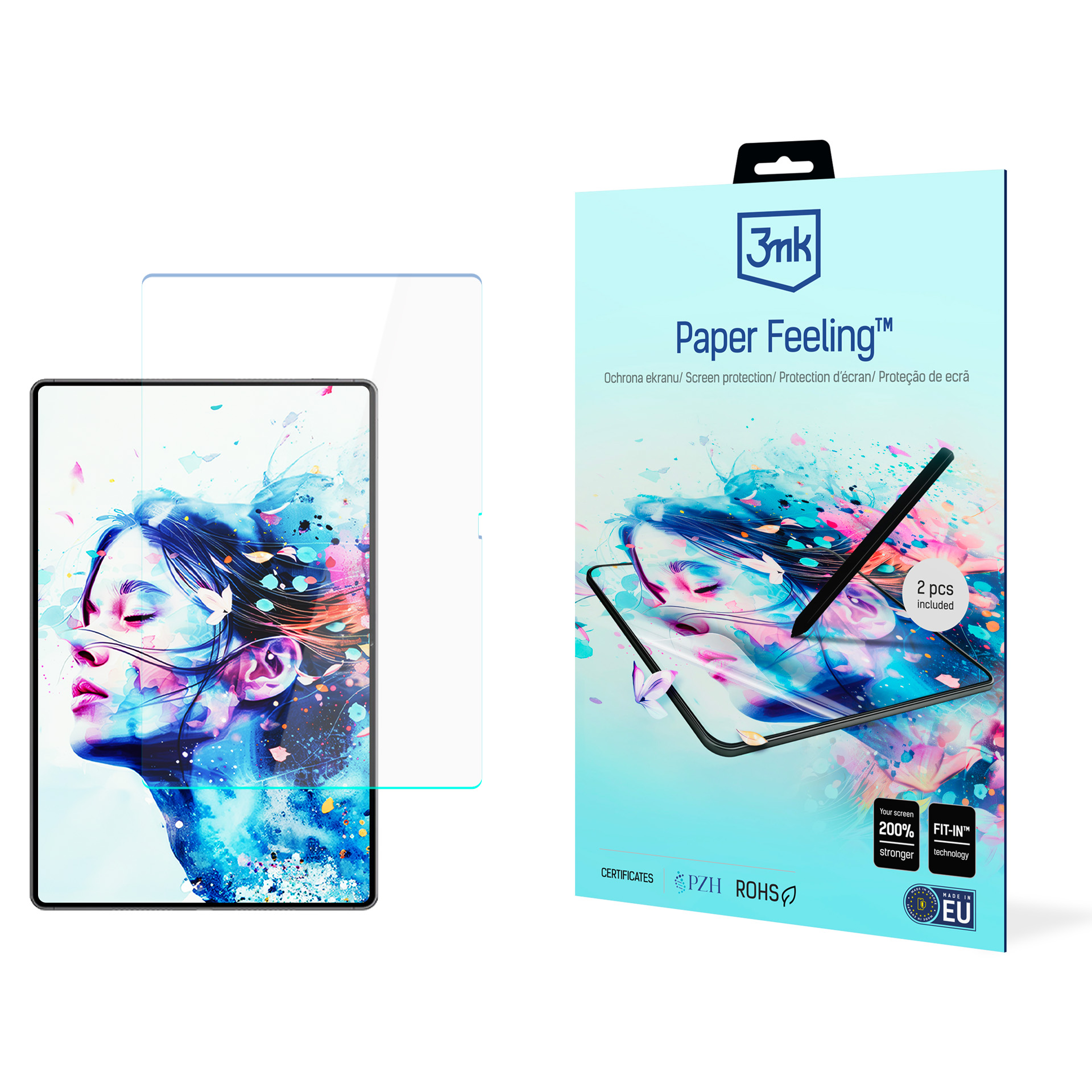 Huawei MatePad Pro 12 (2026) – 3mk Paper Feeling, līdz 13"