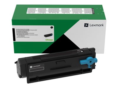 Oriģinālā Lexmark 55B2H00 atgriešanas programmas tonera kasetne, melna, lielas ietilpības