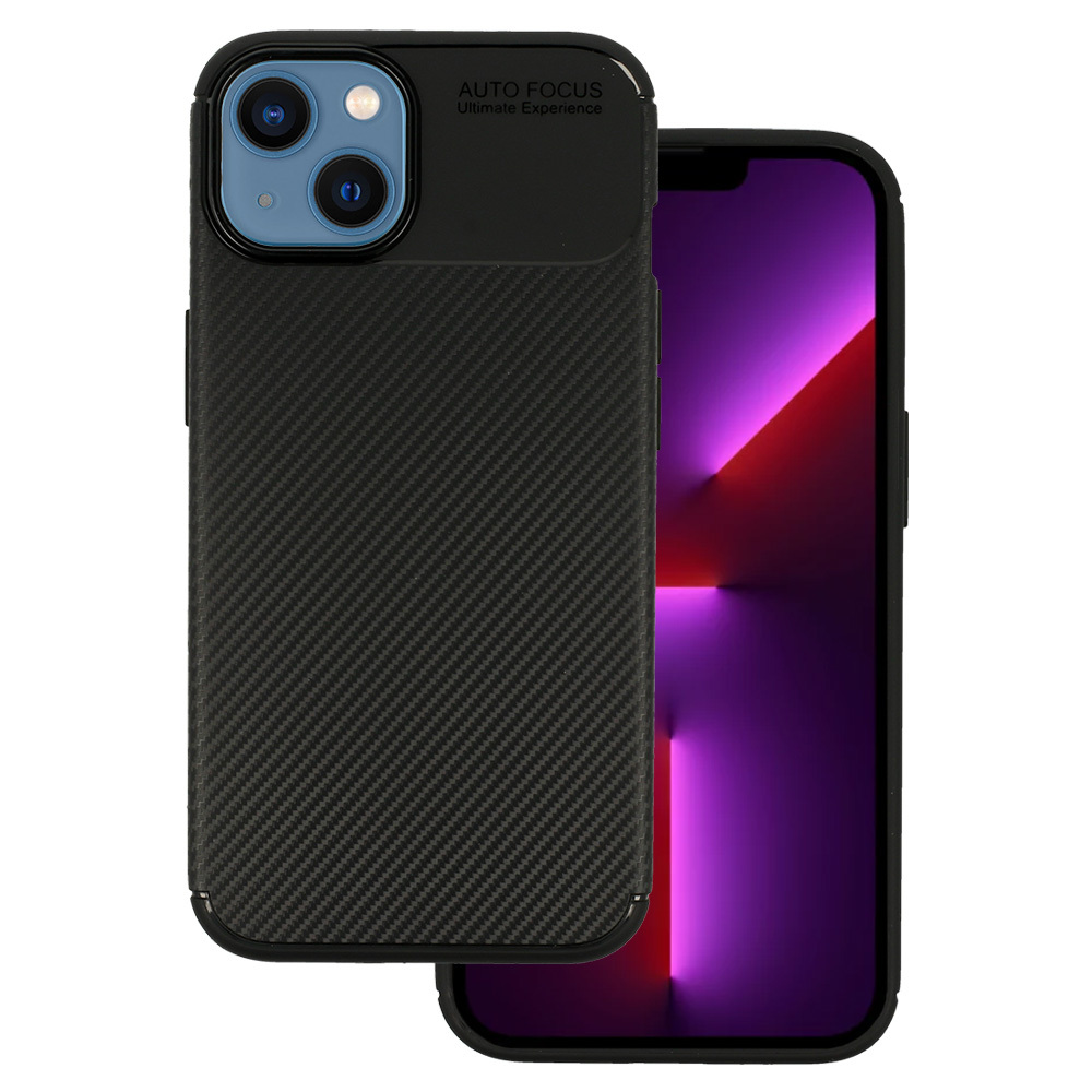 Tel Protect Carbon Elite viedtālruņa apvalks Iphone 13 melns