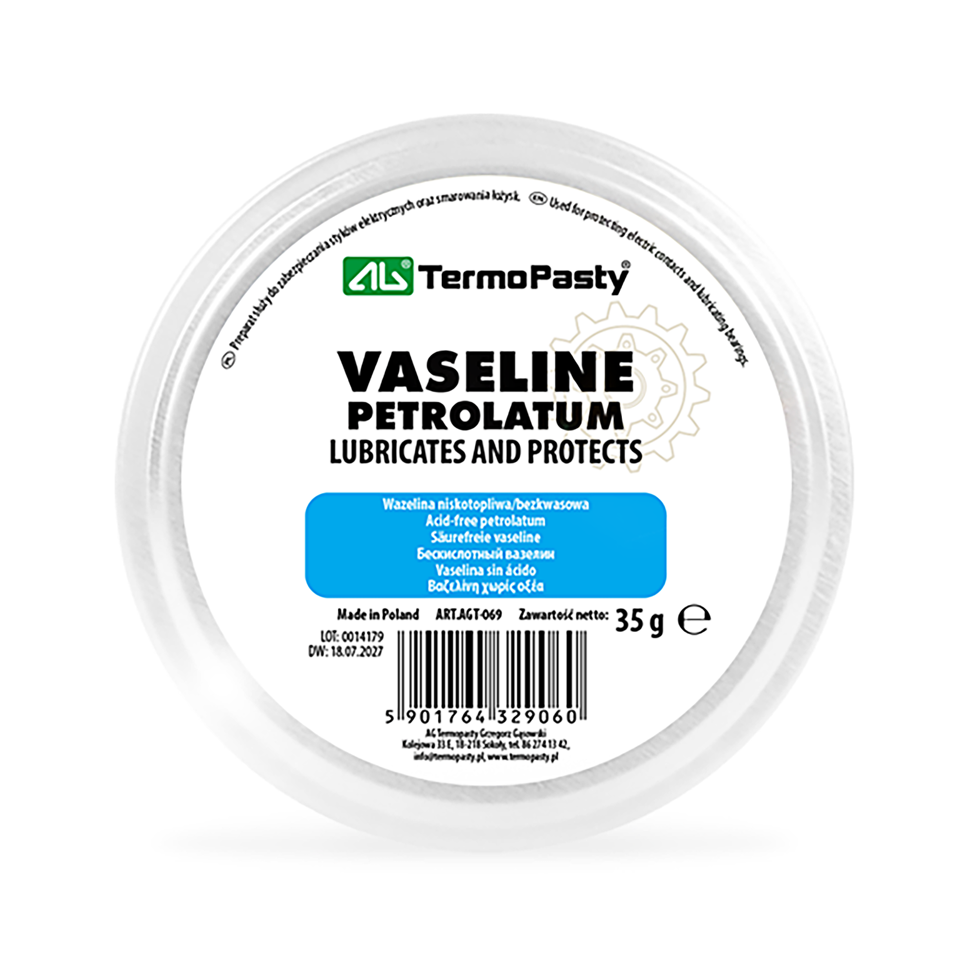 AG tehniskais vazelīns, 35 g, AGT-069